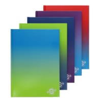 Premto Fusion A4 160Pg Hardback Notebook - 5 Asst.