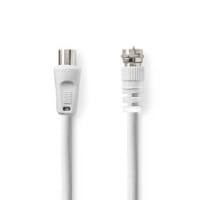 Nedis CSGP41800WT20 coaxial cable 2 m F-type IEC White