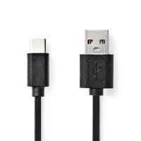 Nedis CCGL60600BK30 USB cable USB 2.0 3 m USB A USB C Black