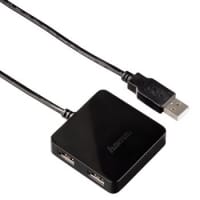 Hama 12131 4 Port USB 2.0 Hub Black
