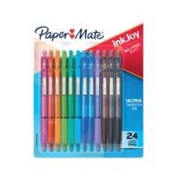 PaperMate Inkjoy 300Rt Ballpoint Medium 1.0mm Tip Assorted (Pack of 24) 2223899