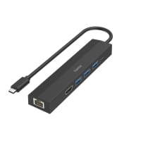 Hama 00200144 interface hub USB 3.2 Gen 1 (3.1 Gen 1) Type-C 5000 Mbit/s Black
