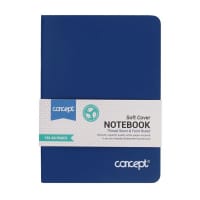 CONCEPT A6 192pg SOFT COVER NOTEBOOK