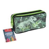 EMOTIONERY 2 POCKET PENCIL CASE - DINO SNACK TIME