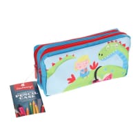 EMOTIONERY 2 POCKET PENCIL CASE - LITTLE GIRL & DRAGON