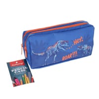 EMOTIONERY 2 POCKET PENCIL CASE - DINO ROAR