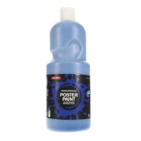 WORLD OF COLOUR 1ltr POSTER PAINT - ULTRAMARINE BLUE