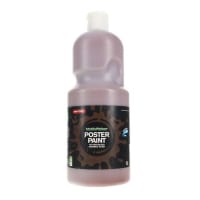 WORLD OF COLOUR 1ltr POSTER PAINT - BURNT UMBER