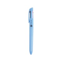 5 Star 4 Colour Peer Marking Ballpoint Pen Blue Barrel Black/Purple/Green/Pink (Pack of 12) FS667984