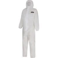 Alpha Solway Alphashield S1BH 1000FR White Chemical Coveralls M