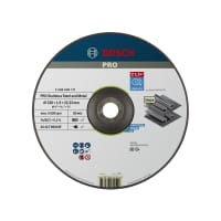 PRO Stainless Steel & Metal Bonded Cutting Disc, Depressed Centre 230 x 22.23mm