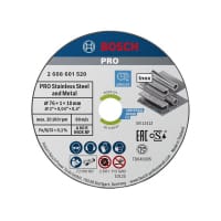 PRO Stainless Steel and Metal Bonded Cutting Disc 76 x 10mm Pack of 5