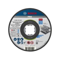 PRO Stainless Steel and Metal Bonded Cutting Disc 115 x 1.0 x 22.23mm Tin of 10