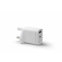 dbramante1928 re-charge - UK Wall Charger USBC25W+USBA18W - W