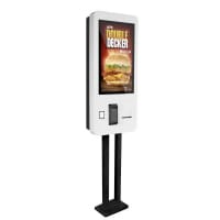 Allsee Technologies SO22B Signage Display Kiosk design 55.9 cm (22") Wi-Fi 250 cd/m² Full HD White Touchscreen Built-in processor