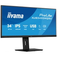 iiyama ProLite XUB3493WQSU-B6 computer monitor 86.4 cm (34") 3440 x 1440 pixels UltraWide Quad HD LED Black