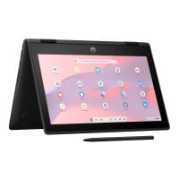 HP Fortis Flip G1m Chromebook MediaTek 520 29.5 cm (11.6") Touchscreen HD 8 GB LPDDR4x-SDRAM 64 GB eMMC Wi-Fi 6 (802.11ax) ChromeOS Black