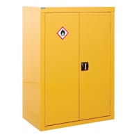 QMP Hazardous Substance Cupboard 1200h x 900w x 460d mm yellow