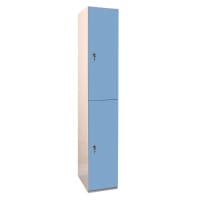 Laminate Plant-On Door Lockers 1800h x 300w x 300d mm 2 door camlock Campanula