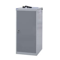 Laptop Charging Locker 1000h x 500w x 500d mm - 8 Tiers, 1 Door Light Grey Door