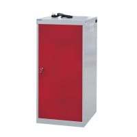 Laptop Charging Locker 1000h x 500w x 500d mm - 8 Tiers, 1 Door Red Door