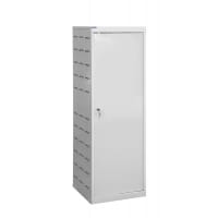 Laptop Charging Locker 1460h x 500w x 500d mm - 12 Tiers, 1 Door Light Grey Door