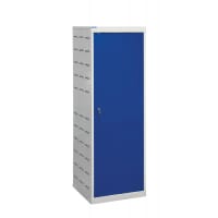 Laptop Charging Locker 1460h x 500w x 500d mm - 12 Tiers, 1 Door Blue Door