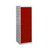 Laptop Charging Locker 1460h x 500w x 500d mm - 12 Tiers, 1 Door Red Door