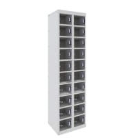 Dual USB Phone Charging Locker 1800h x 450w x 380d mm 20 door Perspex