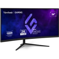 Viewsonic VX3418C-2K computer monitor 86.4 cm (34") 3440 x 1440 pixels UltraWide Quad HD Black