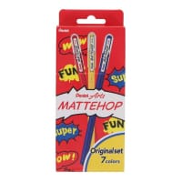 Pentel Mattehop Original 7Pc Wallet