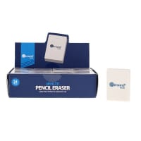 Ormond Blue Box 24 White Pencil Erasers