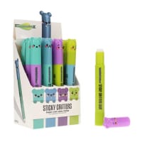 World Of Colour Sticky Critters Glue Sticks 4 Assorted