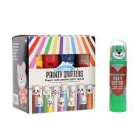 World Of Colour Box Washable Painty Critters Poster Paint Sticks 15g Pack of 12