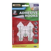 Stik.Ie Adhesive Hooks 35X31mm Ultra Strong Pack of 5