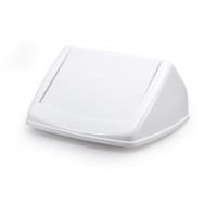 Durable 40L Square Flip Swing Lid White - Strong Recycling Bin Lid - DURABIN