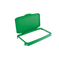 Durable 60L Hinged Bin Lid ECO Green - Recycling Bin Lid - Food Safe - DURABIN