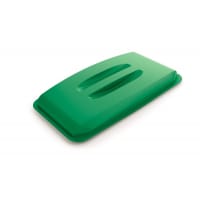 Durable 60L Bin Lid Green - Rectangular Recycling Bin Lid - Food Safe - DURABIN
