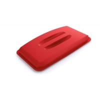 Durable 60L Bin Lid Red - Rectangular Recycling Bin Lid - Food Safe - DURABIN