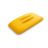 Durable 60L Bin Lid Yellow - Rectangular Recycling Bin Lid - Food Safe - DURABIN