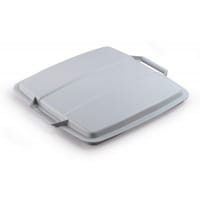 Durable 90L Bin Lid Grey - Square Recycling Bin Lid - Food Safe - DURABIN