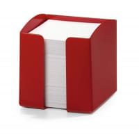 Durable TREND 800 Sheet Note Box Memo Pad Cube - 6 Pack - Red