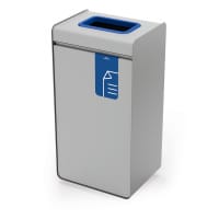 Durable 55L Paper Waste Bin - Sheet Steel Recycling Separation Bin - DURASORT®