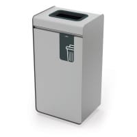 Durable 55L General Waste Bin - Sheet Steel Recycling Separation Bin - DURASORT®