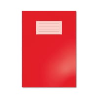 Hamelin Oxford Exercise Book 8mm Lined 80 Page A4 Red (Pack of 50) 400136165