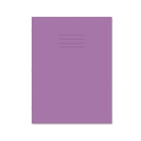 Hamelin Exercise Book 8mm Lined 80 Page A4+ Purple (Pack of 50) 400206239
