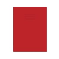 Hamelin Exercise Book 8mm Lined 80 Page A4+ Red (Pack of 50) 400206470
