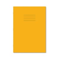 Hamelin Exercise Book 8mm Lined 80 Page A4 Yellow (Pack of 50) 100102311