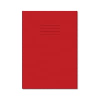 Hamelin Exercise Book 8mm Lined 80 Page A4 Red (Pack of 50) 100103371
