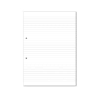 Hamelin Loose Leaf Paper 8mm Lined 1000 Page Punched 2 Hole A4 (Pack of 5) 100105063